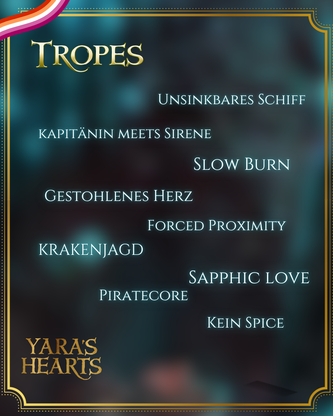 Taschenbuch 'Yara's Hearts'