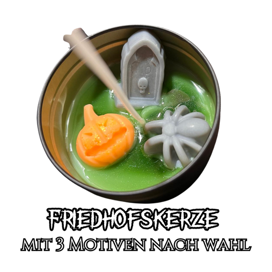 Friedhofs-Kerze in Dose